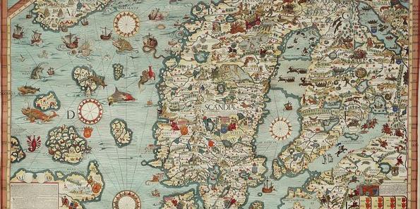 Olaus Magnus: Carta marina et descriptio septemtrionalium terrarum ac mirabilium rerum (1539)